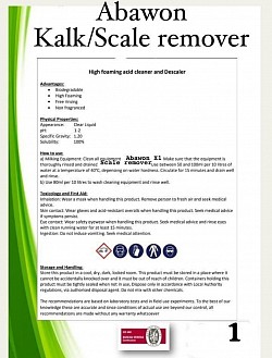 LimeStone Remover/Water softner 5lt = R350