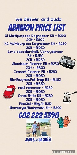 ABAWON Pricelist