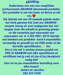 Abawon produkte is bekostigbaar